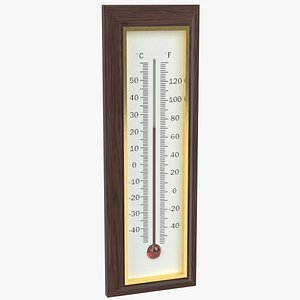 3D wall thermometer