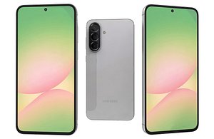 Samsung Galaxy A56 Awesome Lightgray Low Poly 3D model