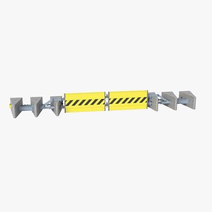 3D Hostile Vehikle Barriers Gates model
