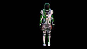 Astronaut Spacesuit India 3D