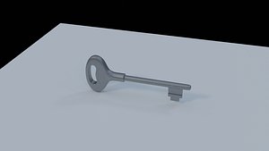 3D model steel key