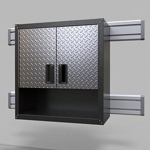 1 Wall Mounted Storage Cabinet 2d1o 3D model