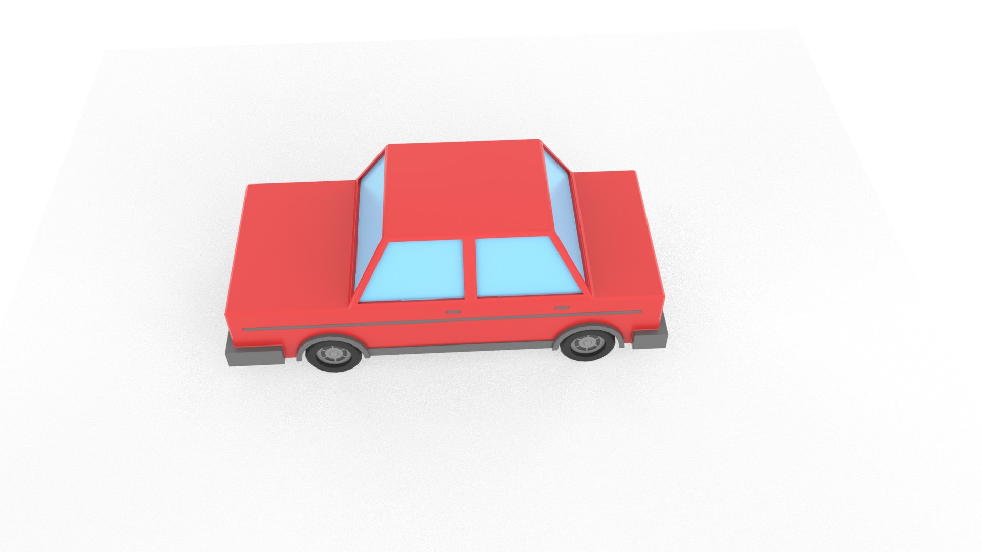3D Low-poly Car 3d Model - Cartoon Car Low-poly - Rigged Car Model Low ...