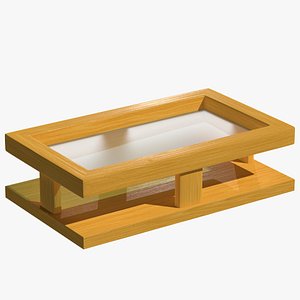 Modern Hard Edges Coffee Table