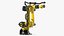 3D Ultra Robotic Arm Yellow model