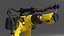 3D Ultra Robotic Arm Yellow model