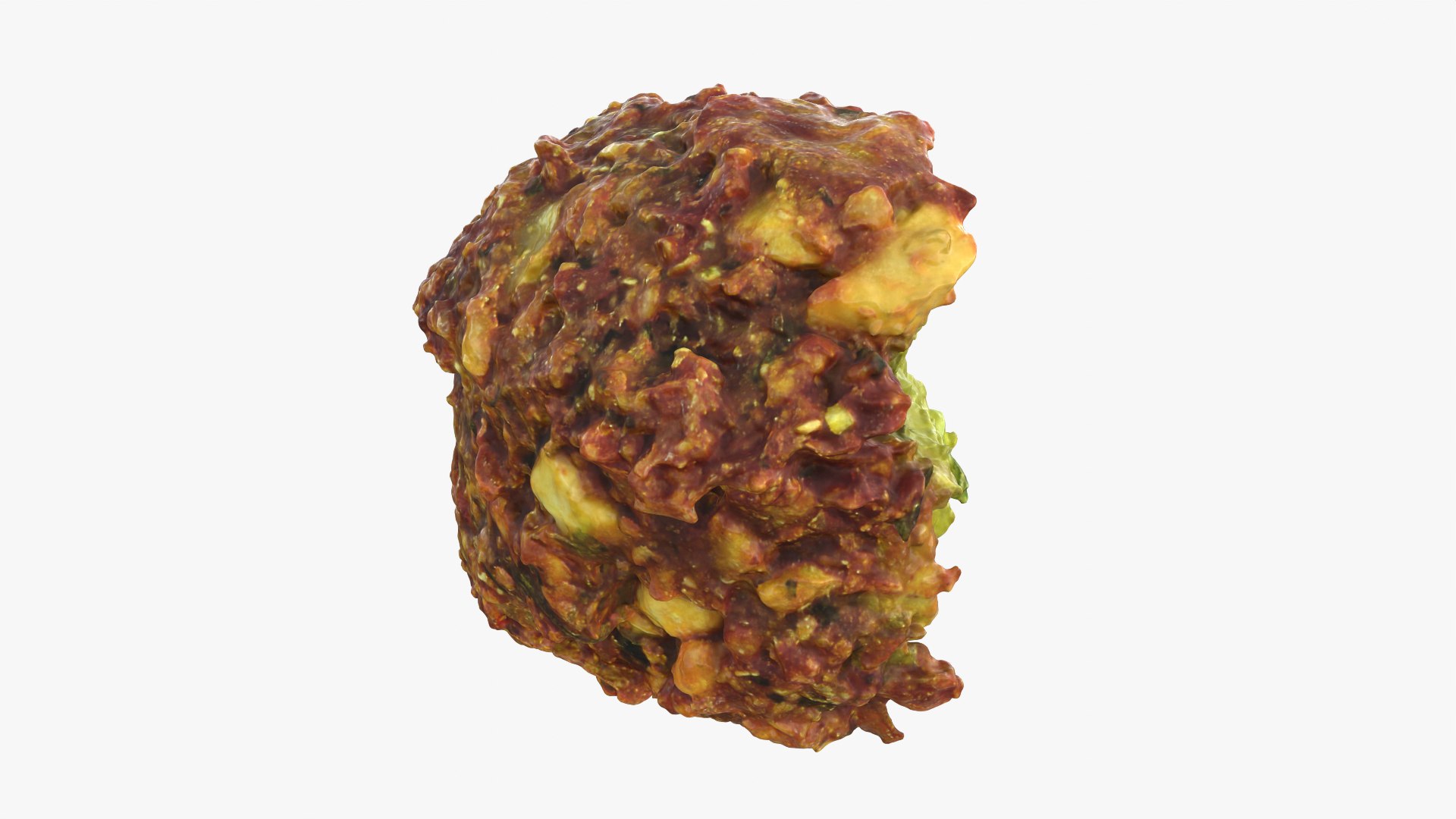 3D Falafel Half https://p.turbosquid.com/ts-thumb/eZ/uNo3Yd/sz/falafelcut_0006/png/1750148591/1920x1080/fit_q87/1f93916930db123ef4569f2af2ff507483653477/falafelcut_0006.jpg