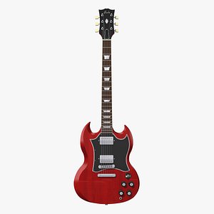 3d guitar gibson sg