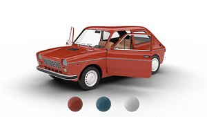 3D Fiat 127 Special 1971 HQ 3d model model