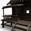beach cottage 3d model