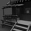 beach cottage 3d model
