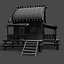 beach cottage 3d model