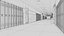 Scena 3d del corridoio della scuola