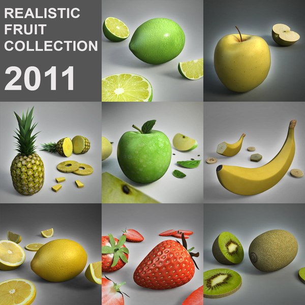3d model fruit 2011