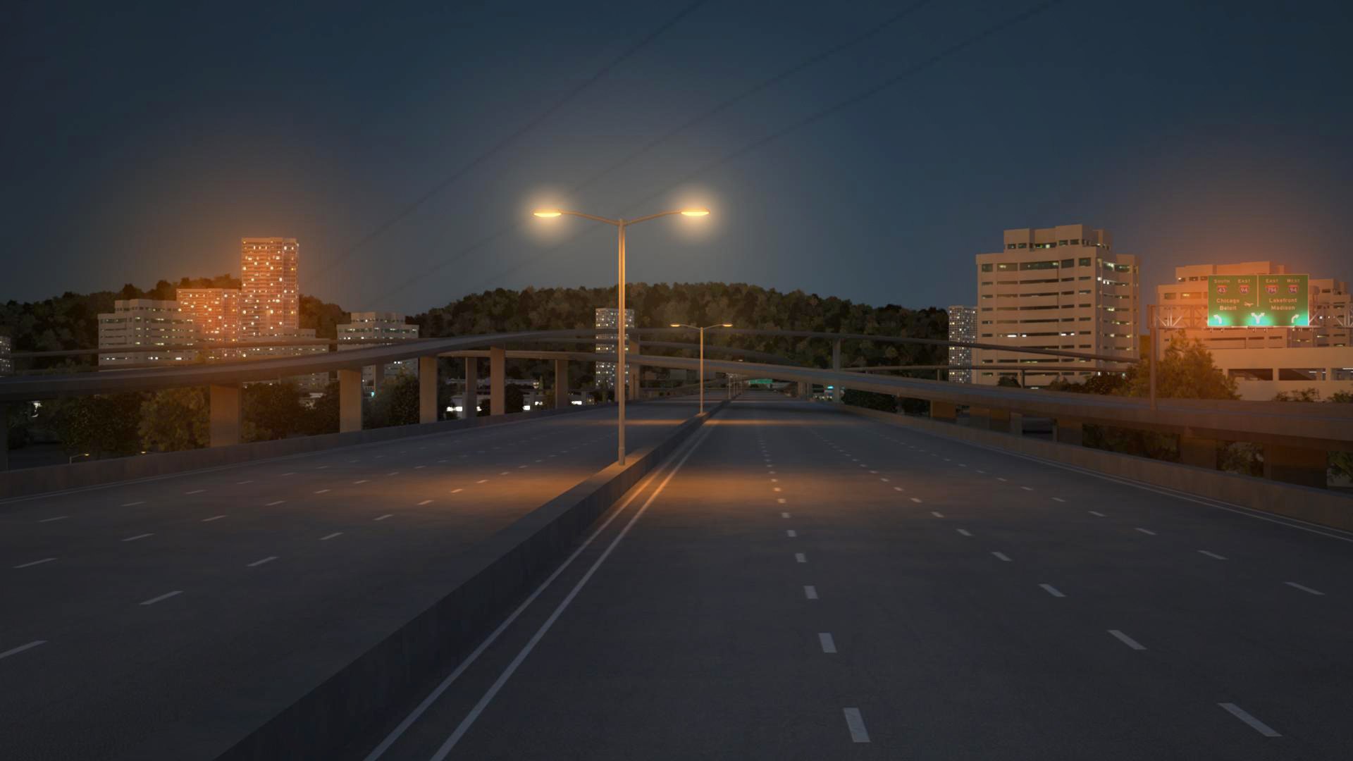 Freeway03 Suburbs 3D Model - TurboSquid 1902842