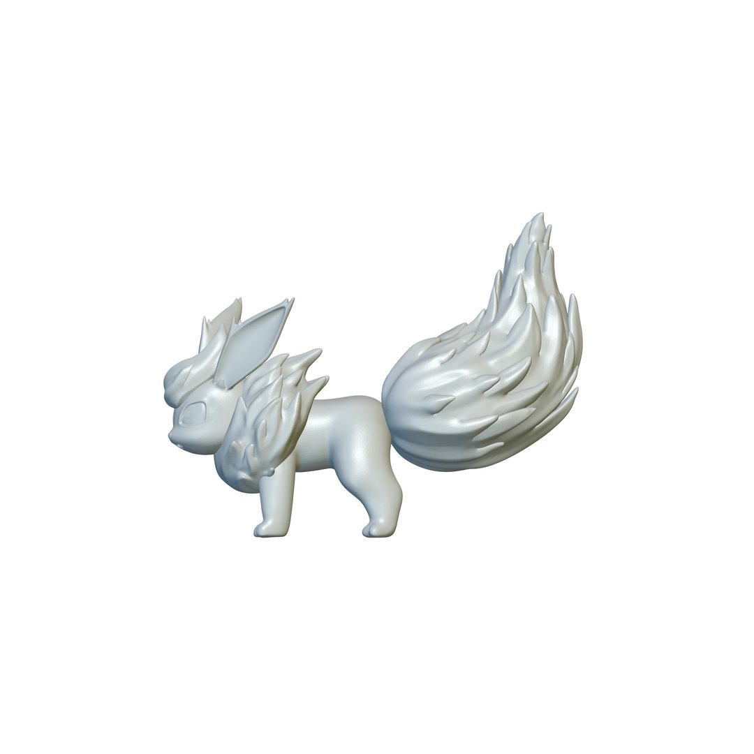 3D Model Pokemon Flareon 136 - Optimized For 3D Printing - TurboSquid ...