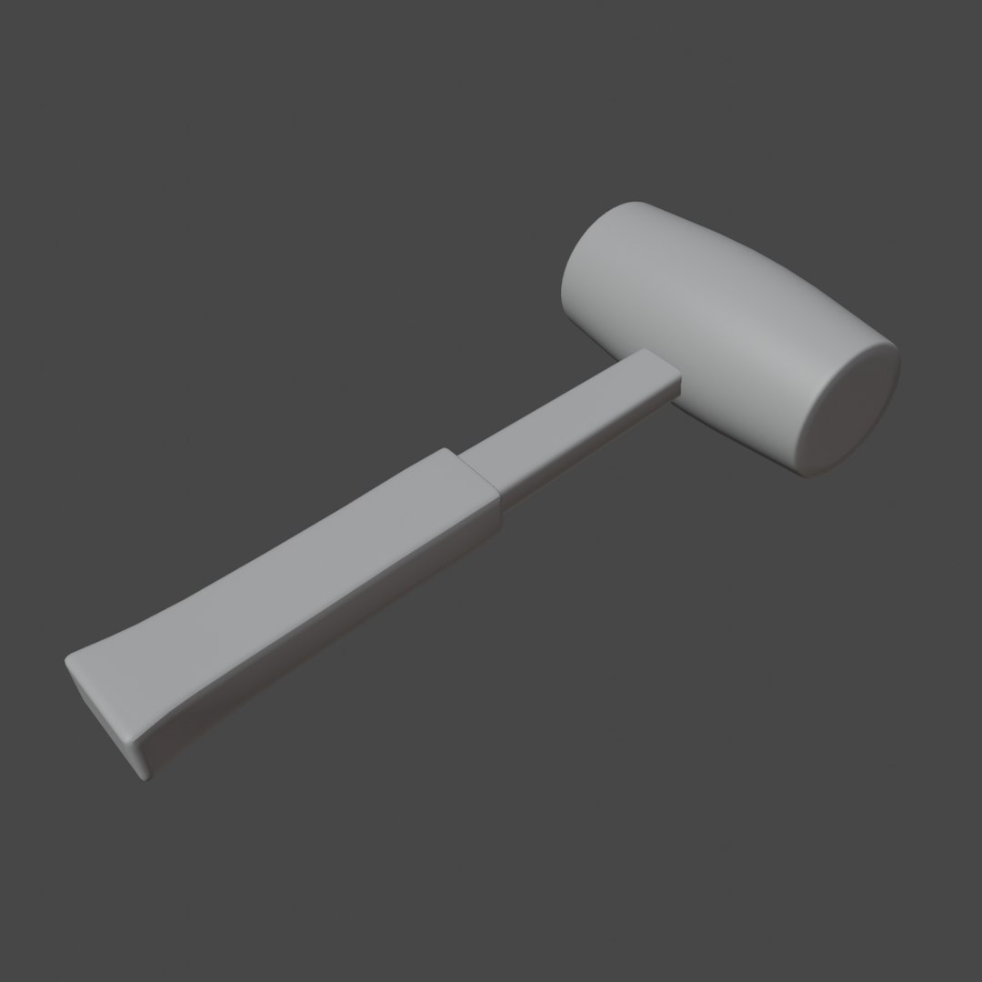 3D Rubber Mallet 02 Model - TurboSquid 2309652