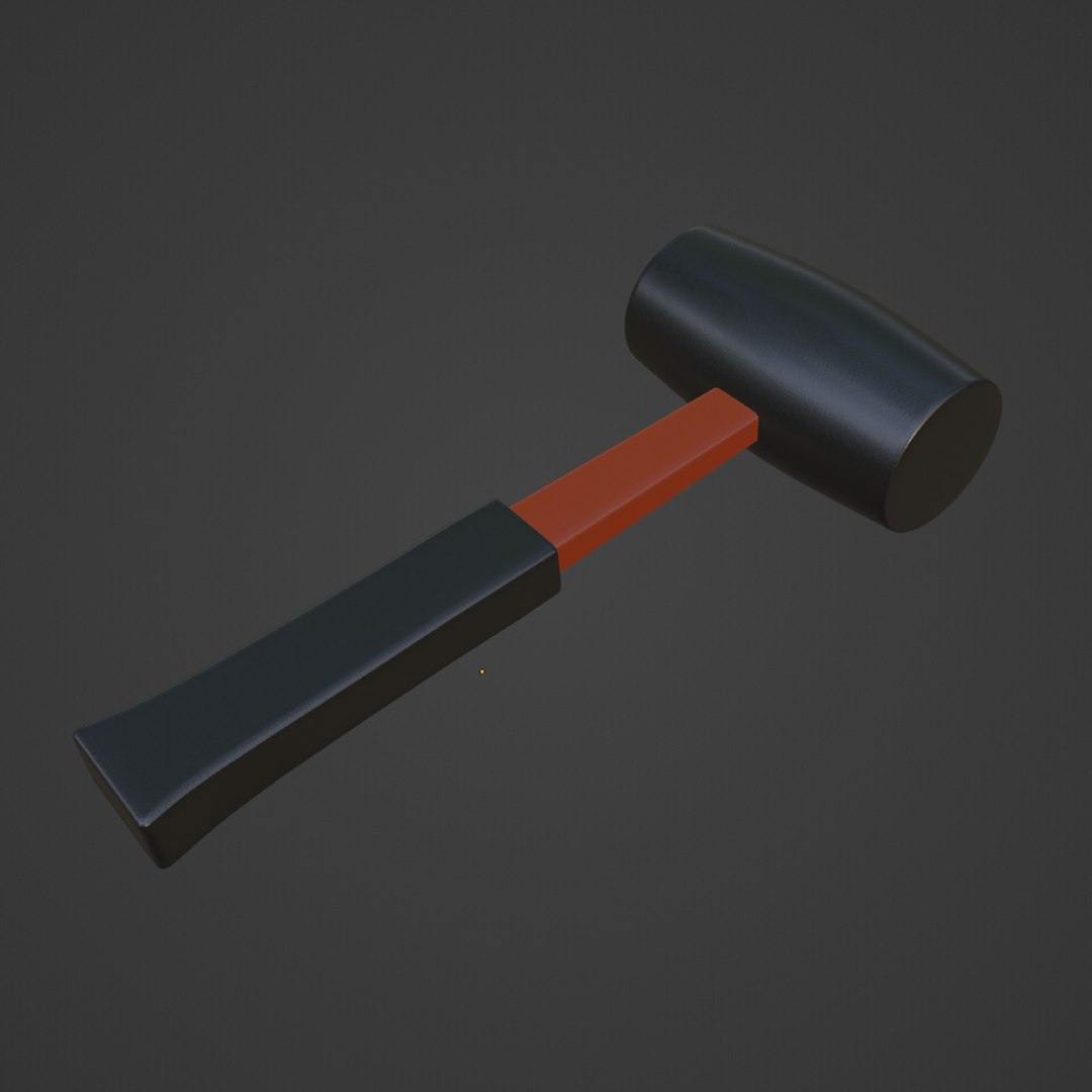 3D Rubber Mallet 02 Model - TurboSquid 2309652