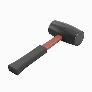3D Rubber Mallet 02 model