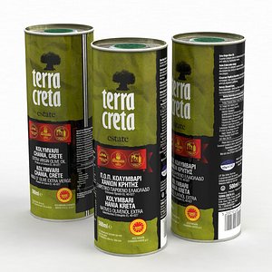 Terra Creta Extra Virgin Olive Oil 400ml 2021 3D model