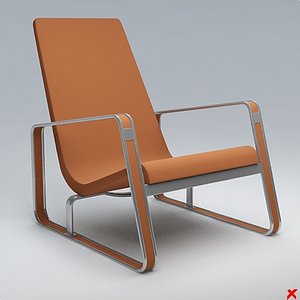 3d model armchair chair
