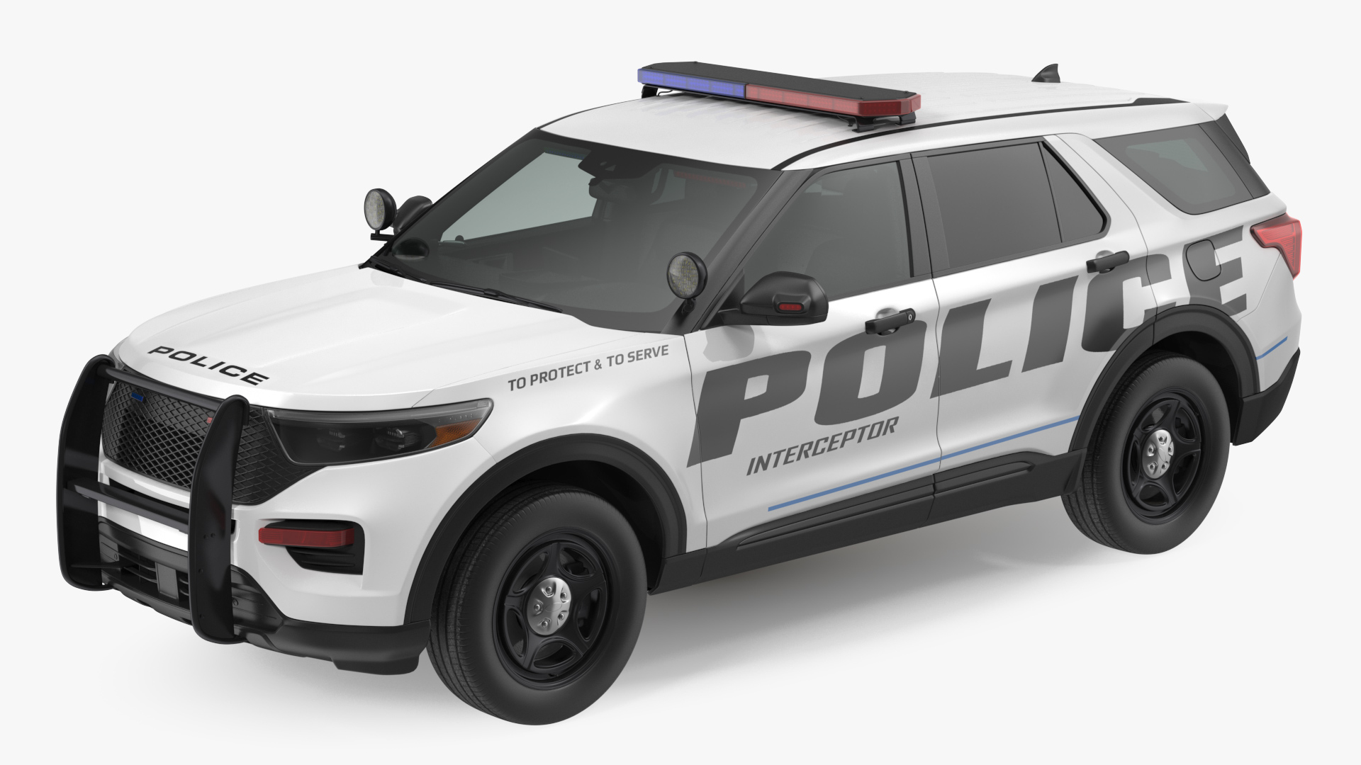 3D Police Interceptor SUV - TurboSquid 1774709