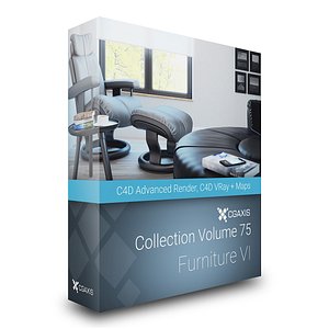 3D volume 75 furniture vi model