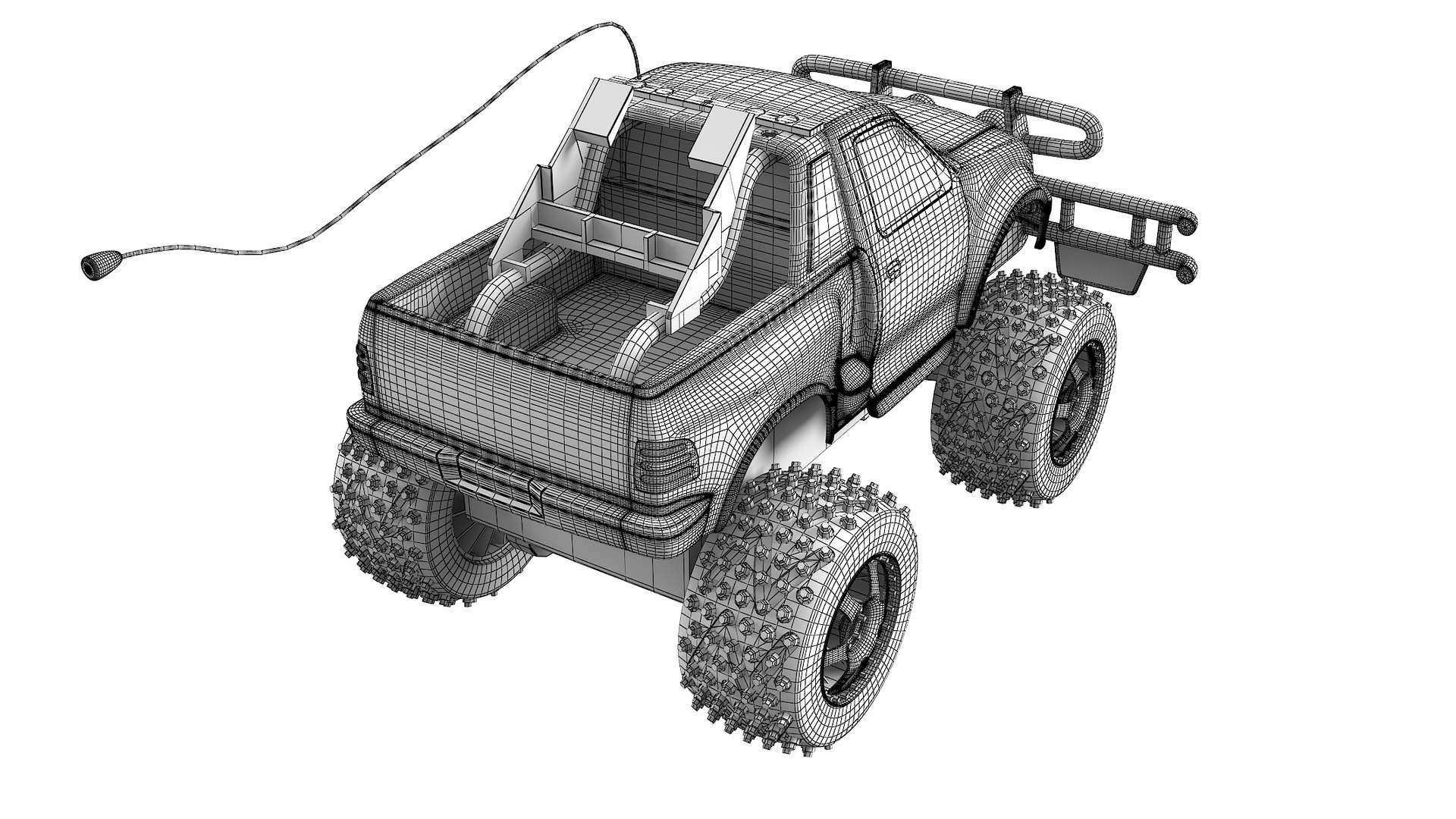 Realistic toy rc car 3D model - TurboSquid 1475790