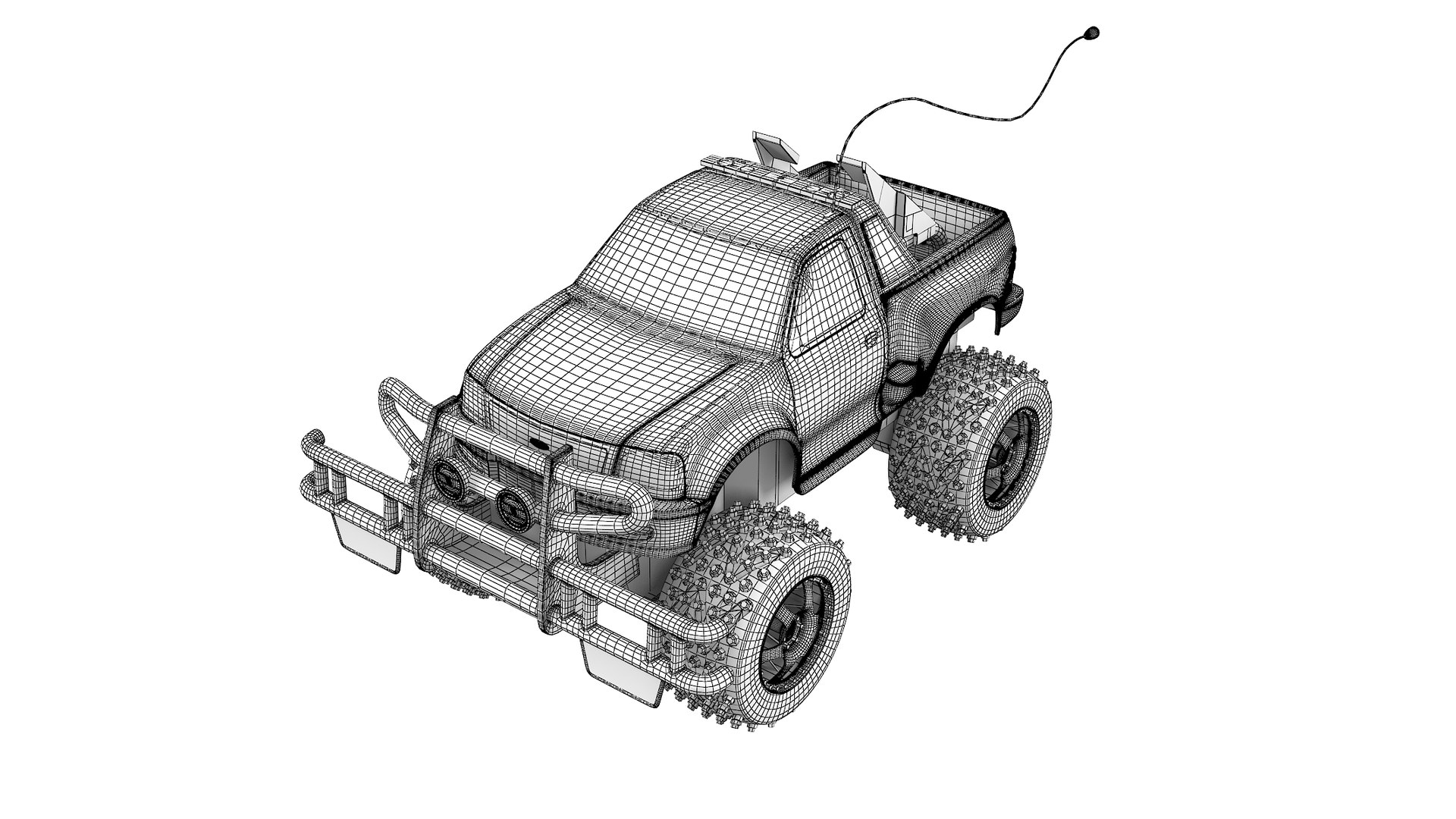 Realistic toy rc car 3D model - TurboSquid 1475790