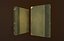 3D old books set ready model