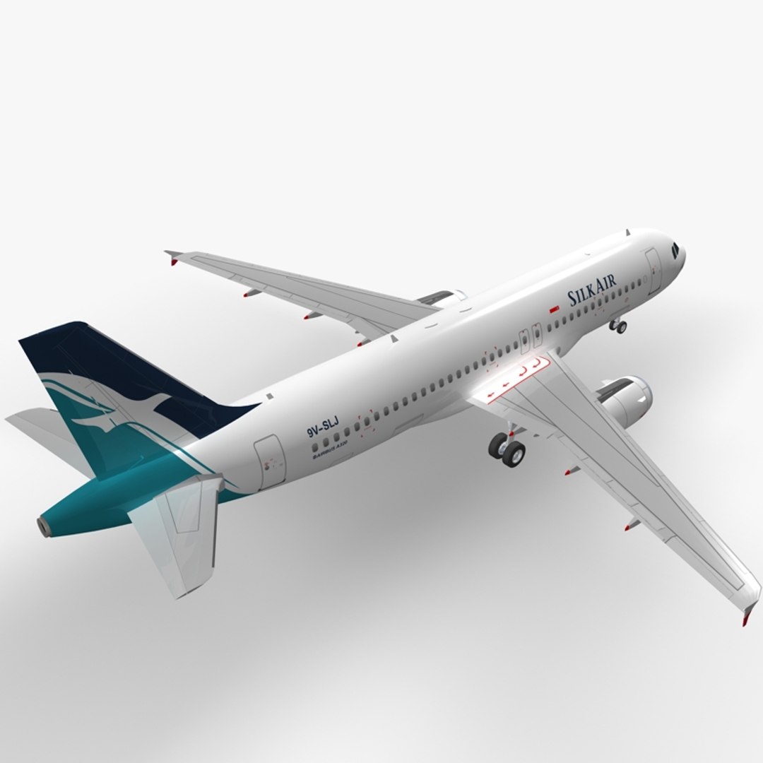 3D Airbus Silkair - TurboSquid 1373134