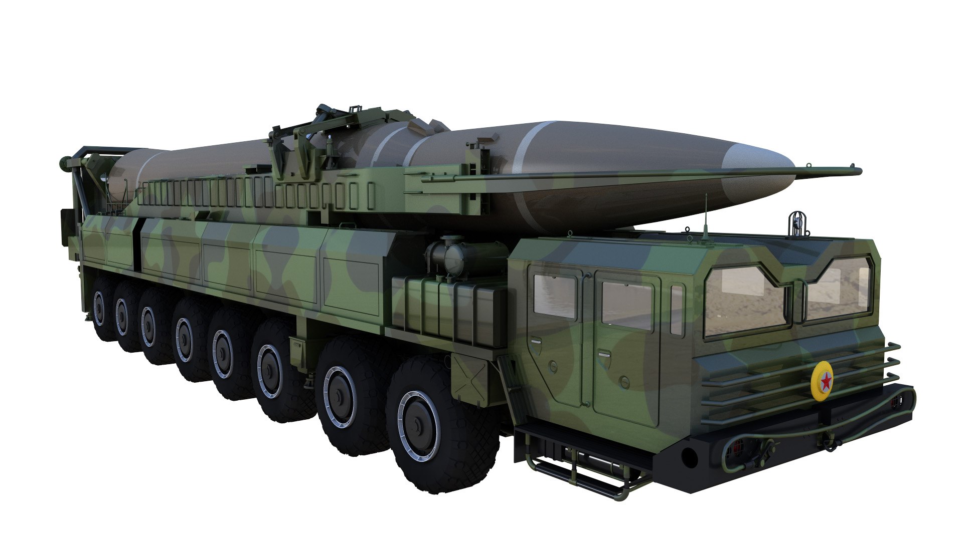 Hwaseong14 Missile Launch Vehicle 3D - TurboSquid 2218131