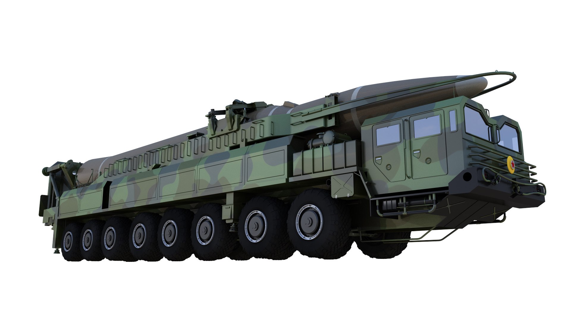 Hwaseong14 Missile Launch Vehicle 3D - TurboSquid 2218131