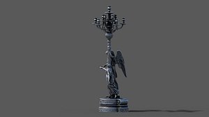 Angel church canle holder 3D