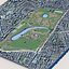 Kensington Gardens, London – 3D-Modell des königlichen Parks mit italienischen Gärten und Albert Memorial