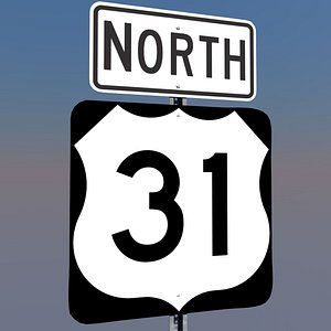 3D U.S. Highway 31 Signs