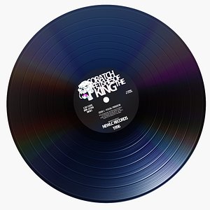 3d model vinyl disc v 2