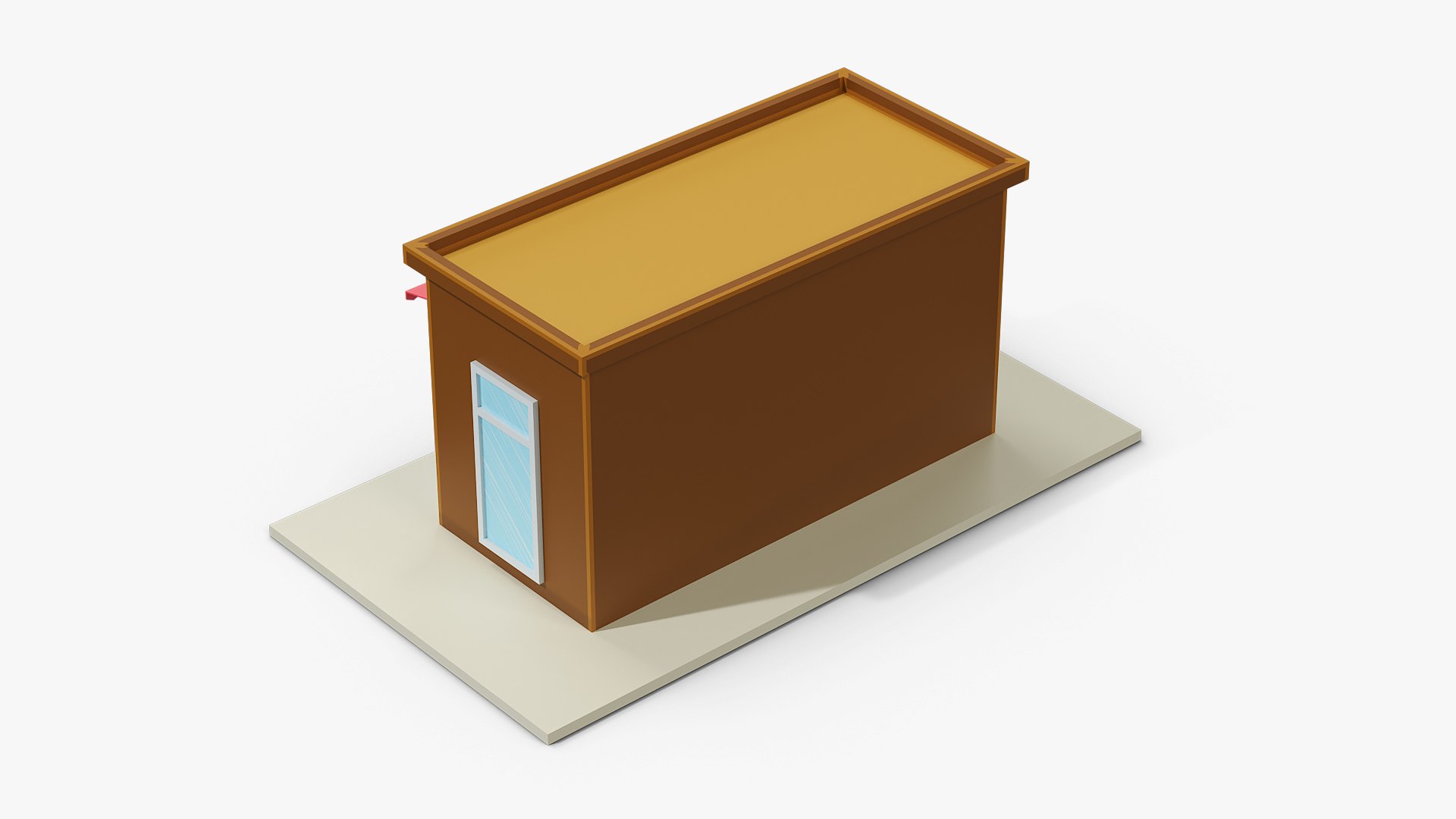 Low Poly Small Shop Building 3D - TurboSquid 2418903