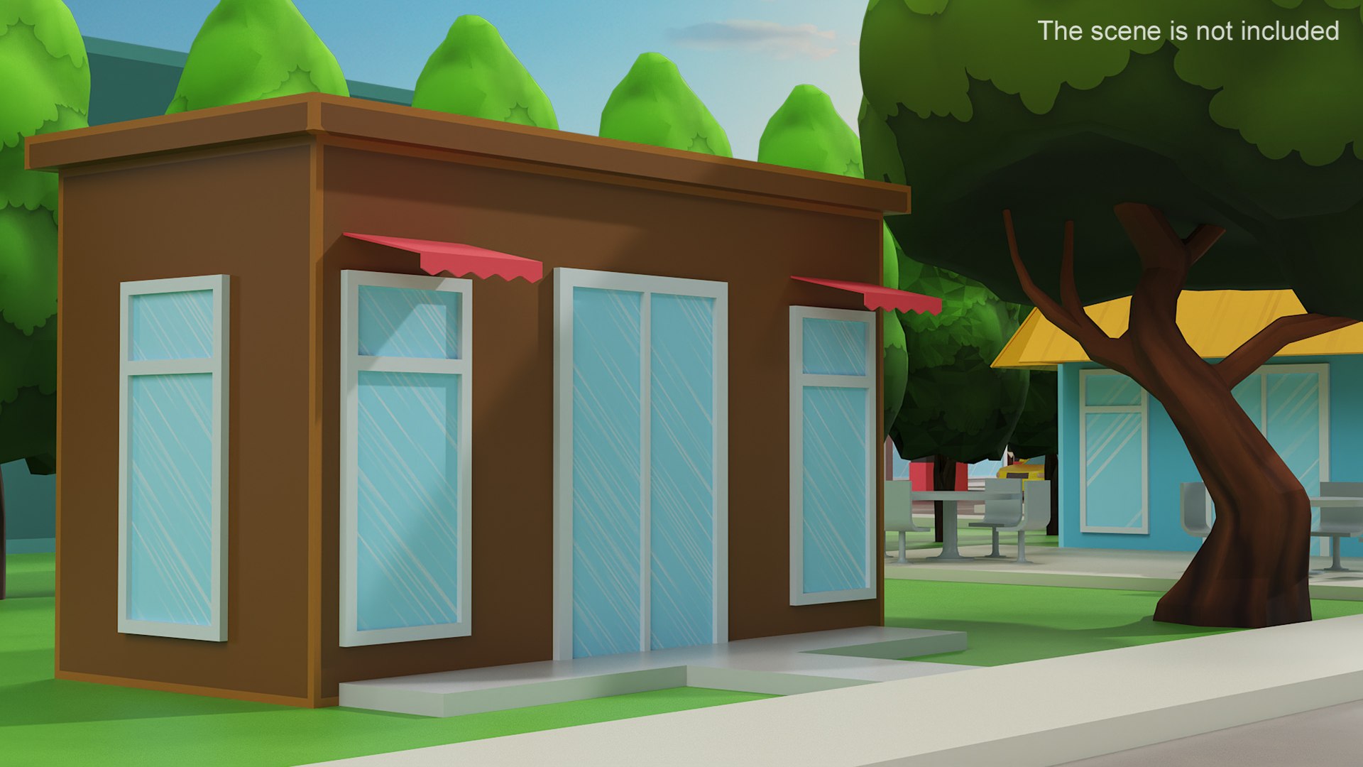 Low Poly Small Shop Building 3D - TurboSquid 2418903