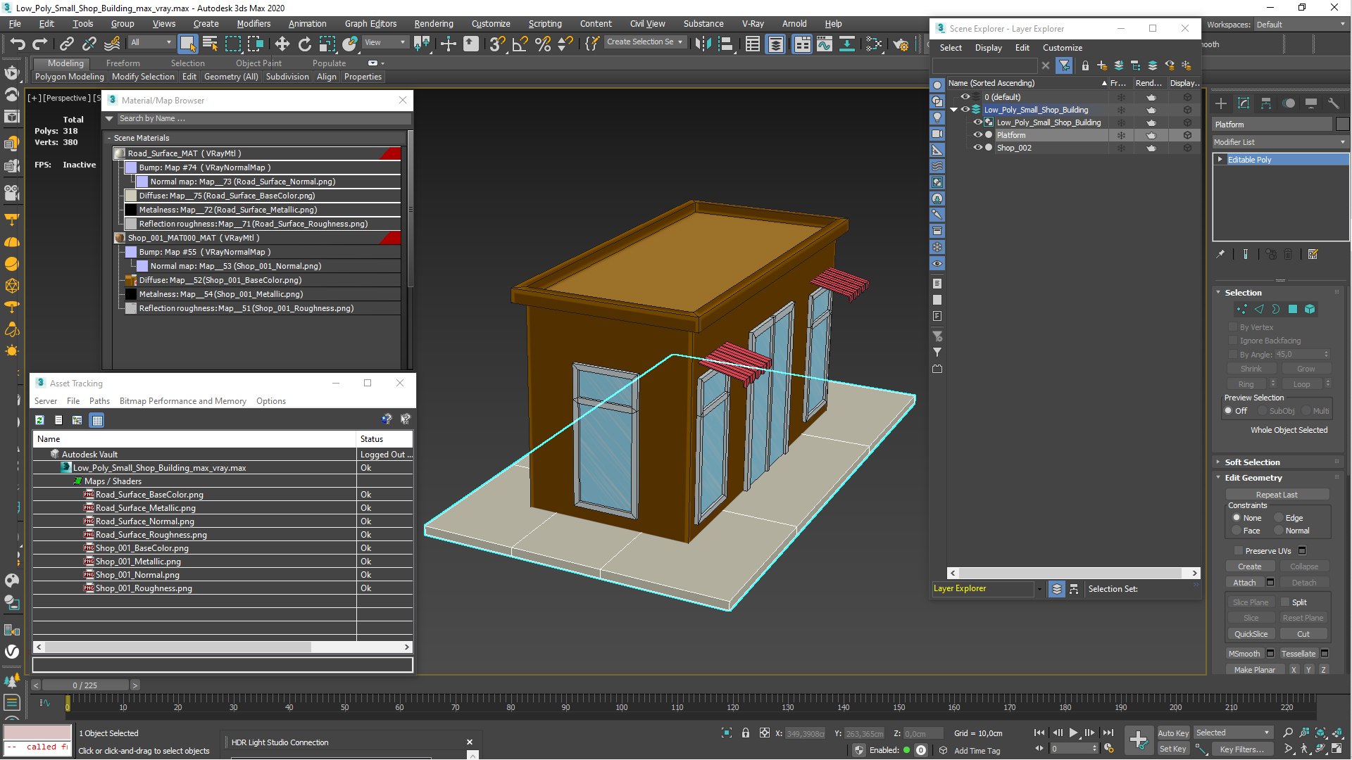 Low Poly Small Shop Building 3D - TurboSquid 2418903
