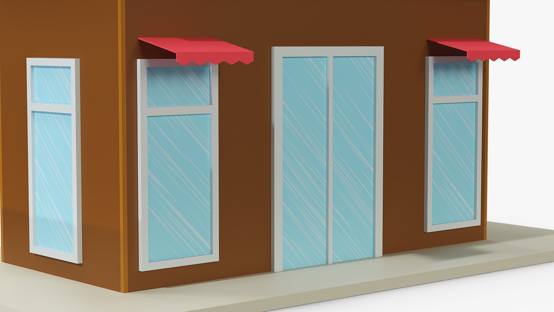 Low Poly Small Shop Building 3D - TurboSquid 2418903