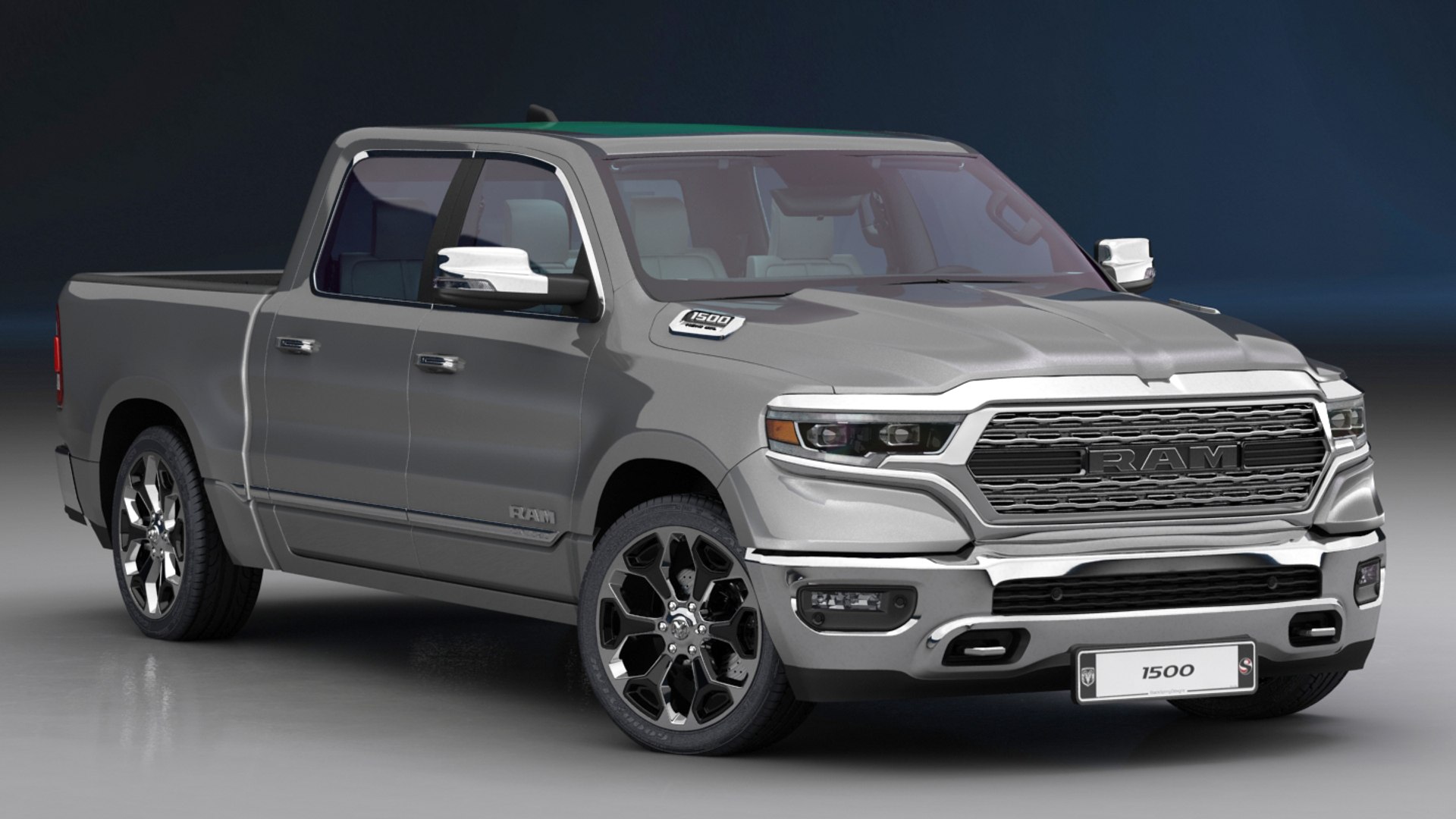 Ram 1500 2019 interior 3D model - TurboSquid 1349368