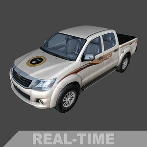 3d model time toyota hilux isil