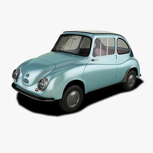 3D Subaru 360 model