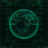 Hologram Planet Earth For Cinema4d