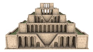 3D model Ancient Babylon Building