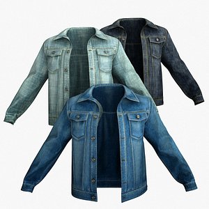 Male Denim Jacket 3 color