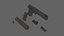 Pistol Low Poly-Game Ready