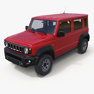 Modern All Wheel Drive Red SUV