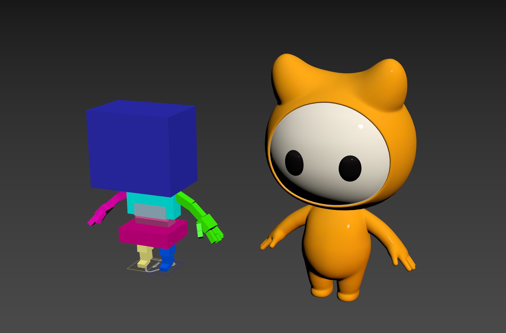 3D Character179 Rigged Mascot model - TurboSquid 1882649